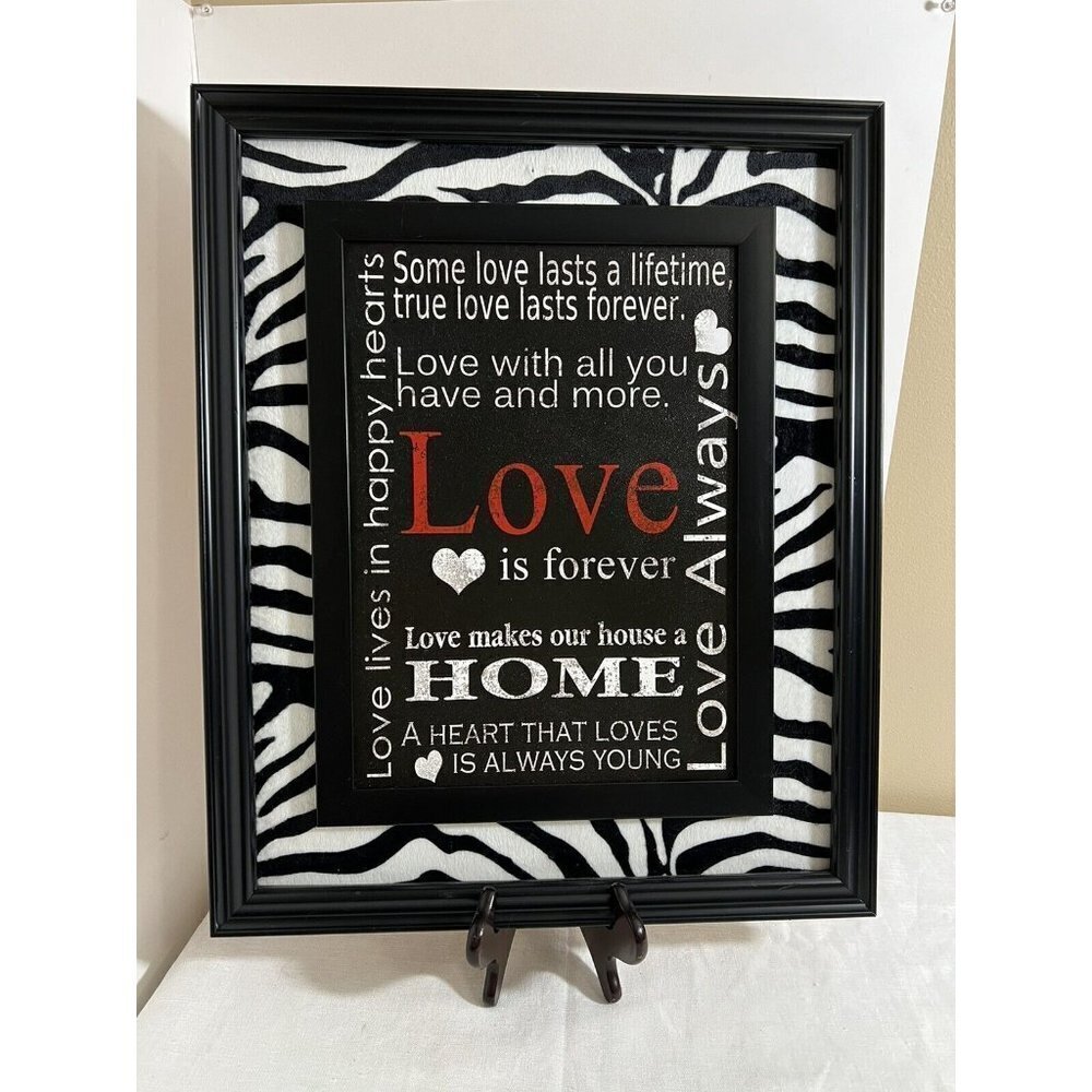 Wall Decor Love is Forefer Crystal Art Gallery 18” x 21.5"
